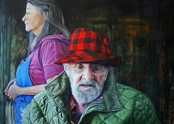 Studio portrait by Karl Rudziak