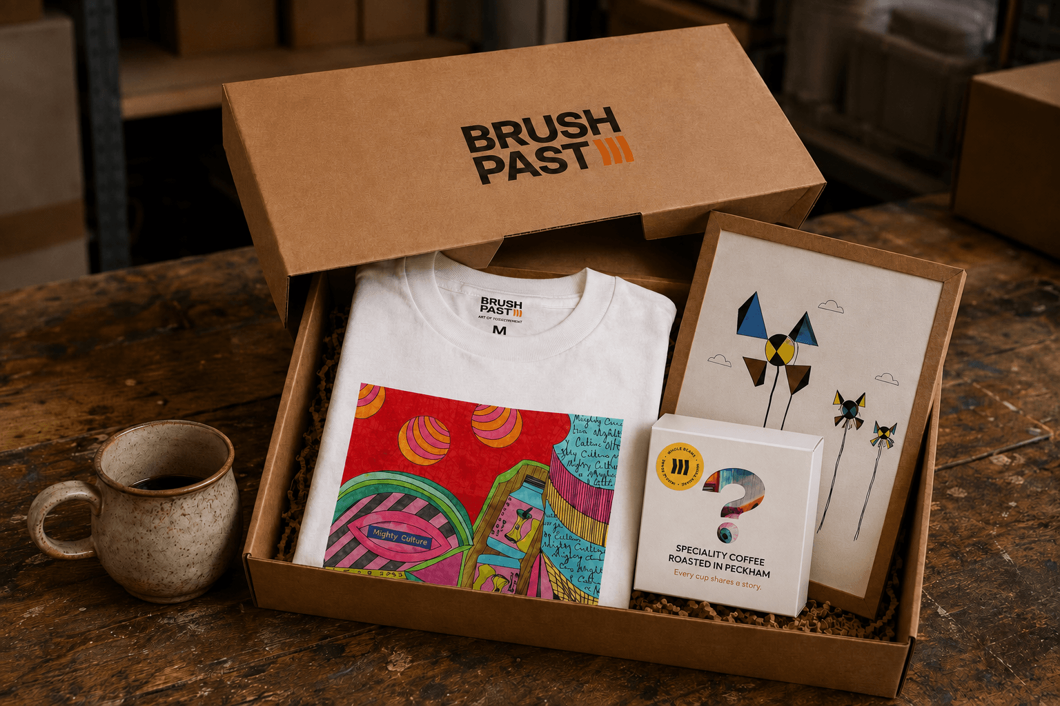 Community workshop or artist at work supported by BrushPast
